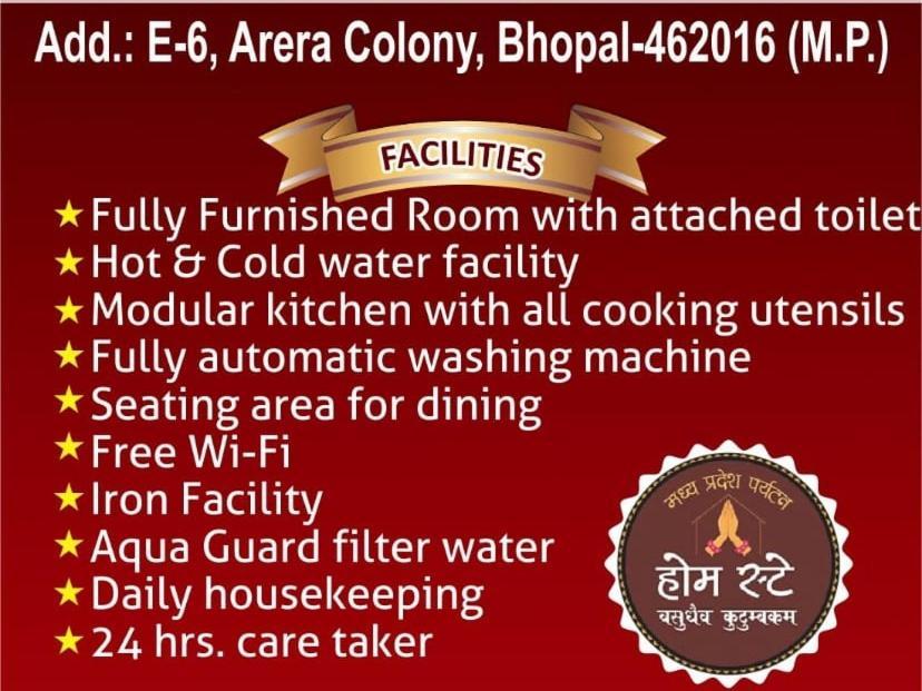 Aashiyana Home Stay Bhopal Exterior foto